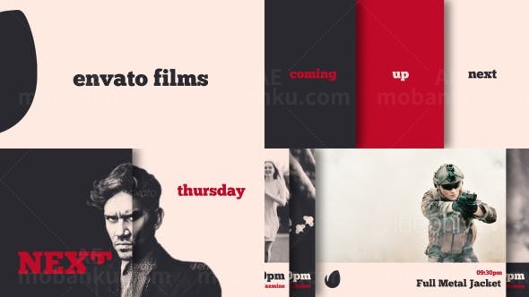 复古电视栏目包装AE模板