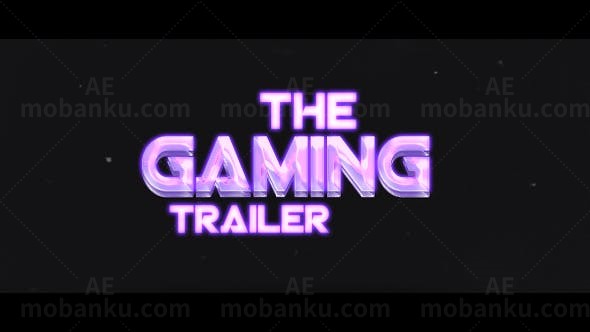 大气科幻文字标题宣传片AE模板