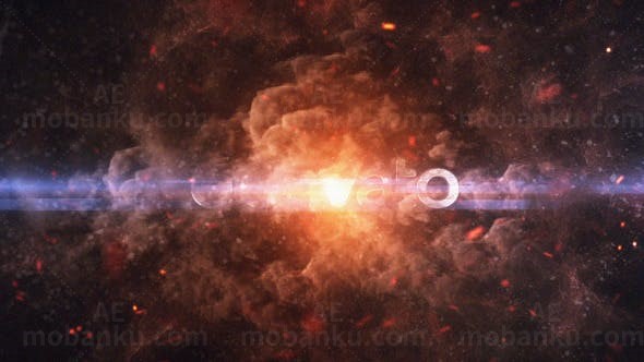 大气三维文字宣传片AE模板