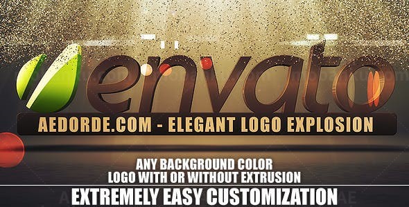 优雅标志动画AE模板