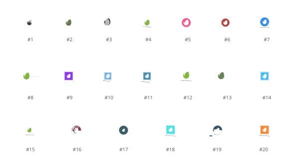 扁平标志动画包AE模板