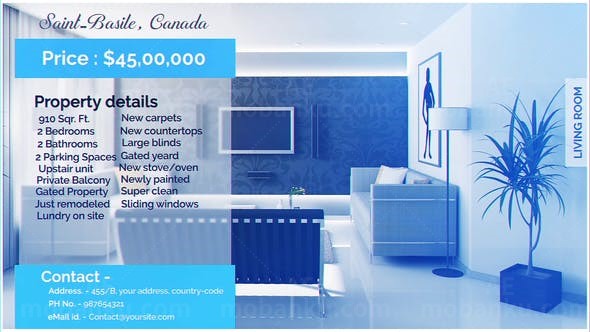 房地产展示片头AE模板