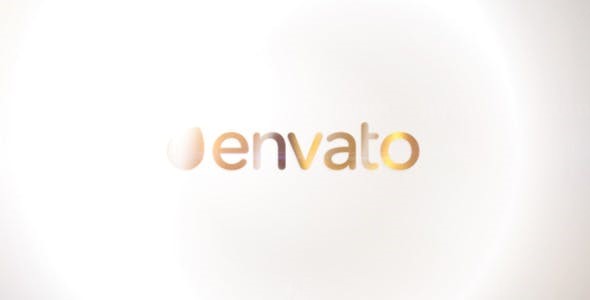 简洁光效标志动画AE模板