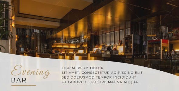 优雅图文展示AE模板