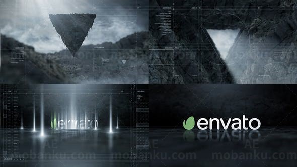 科幻标志动画AE模板