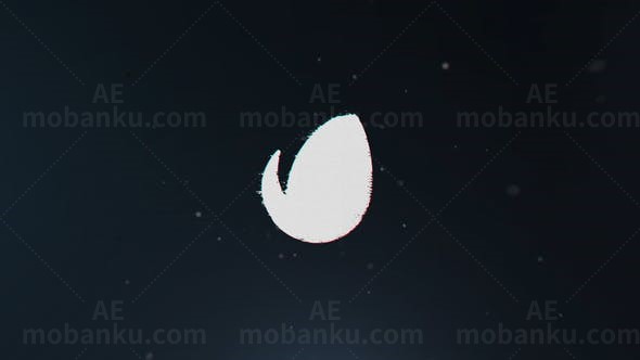 故障效果标志动画AE模板