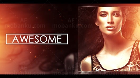 图文切换标志片头AE模板