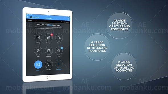 平板展示AE模板