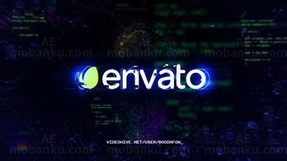 故障效果标志片头AE模板