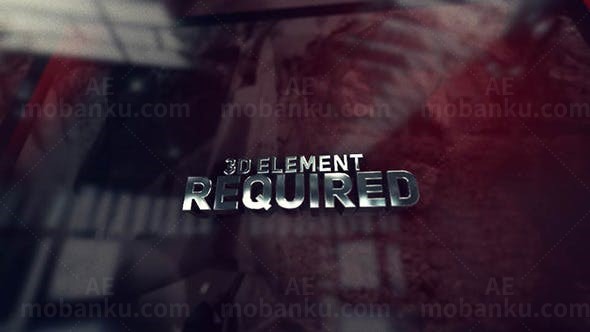 历史标题展示AE模板