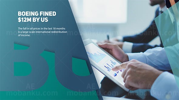 简洁企业片头AE模板