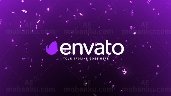 星空标志动画AE模板