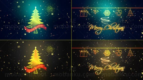 圣诞祝福AE模板