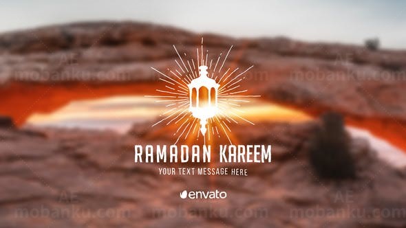 斋月主题标题AE模板