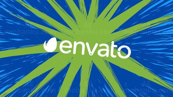 卡通足球标志动画AE模板