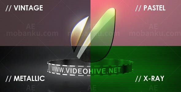 简洁标志动画AE模板