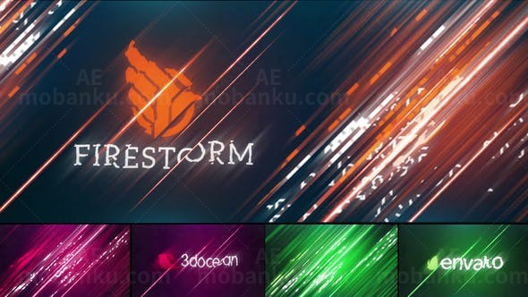 光效切条AE模板