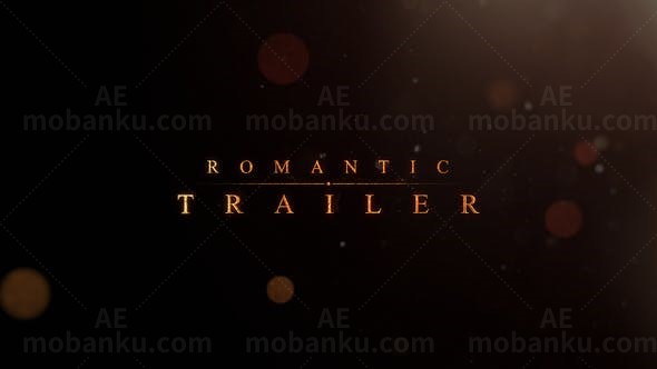 浪漫婚礼视频宣传片AE模板