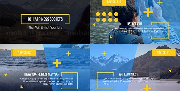 数学公式汇聚Logo动画AE模板