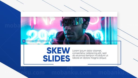 简洁展示AE模板