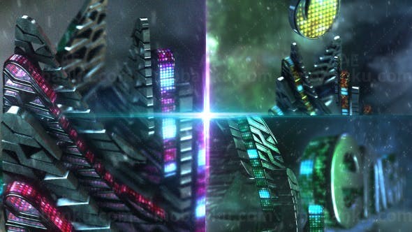 现代风格圣诞节AE模板