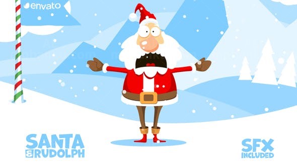 圣诞标志片头AE模板