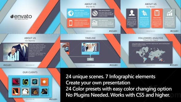 企业介绍AE模板