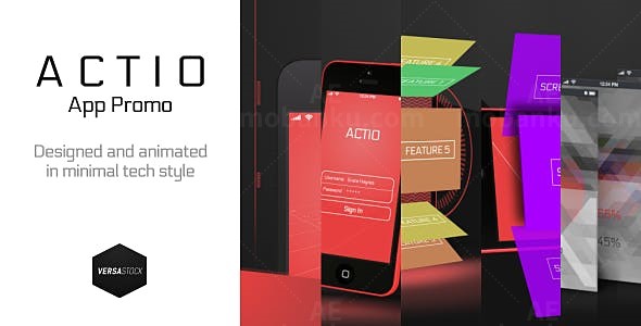 手机应用宣传片AE模板