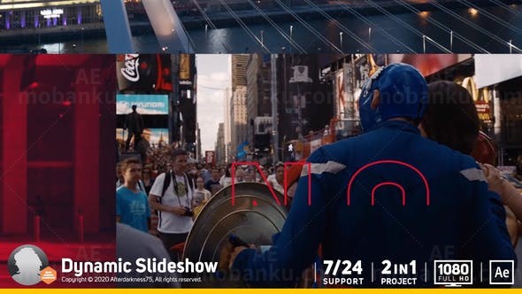 极限运动展示AE模板