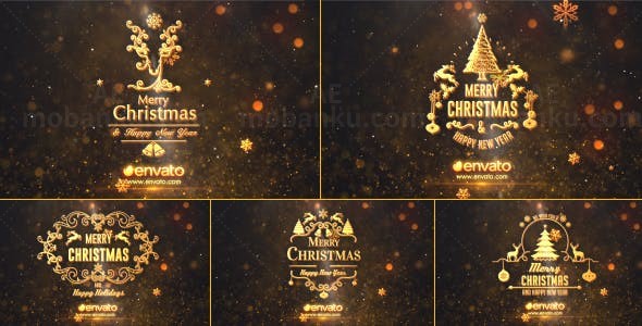 圣诞节标志AE模板