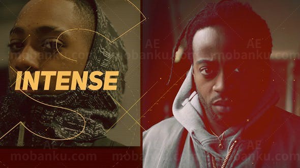 拼合切换效果片头AE模板