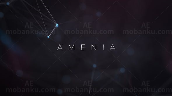 点线背景大气视频宣传片AE模板