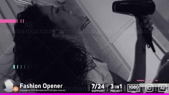 时尚片头AE模板