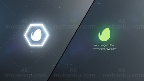 烟雾冲击Logo动画AE模板