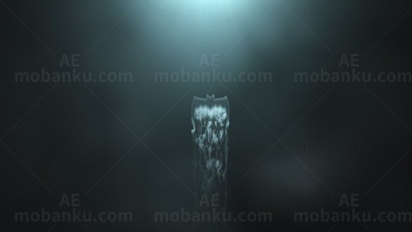 火焰蝙蝠Logo动画AE模板