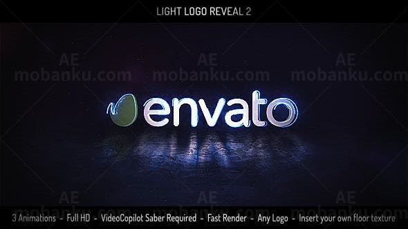 光效标志动画AE模板