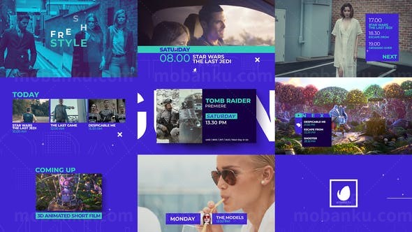 动态时尚宣传栏目包装AE模板