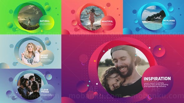 时尚活力宣传包装开场AE模板