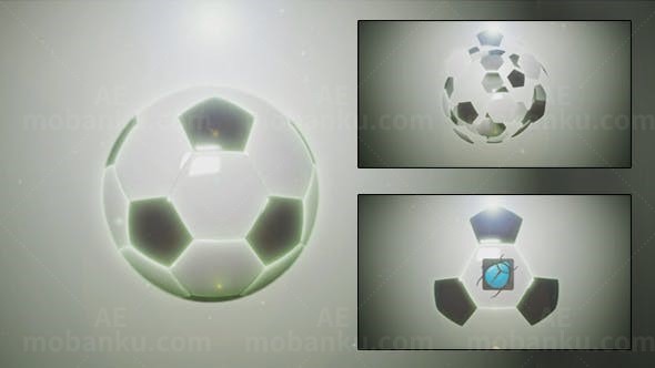 足球标志动画AE模板