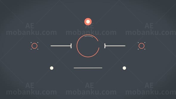 迷你标志动画AE模板