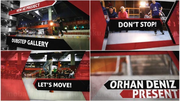 动感片头AE模板