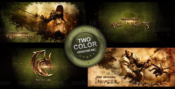 史诗效果游戏风格电影AE模板