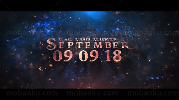 史诗预告片AE模板