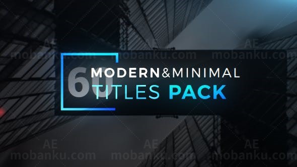 现代风格迷你标题展示包AE模板