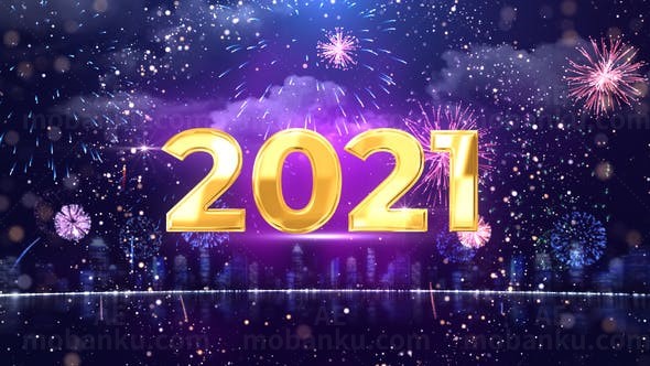 新年倒计时AE模板