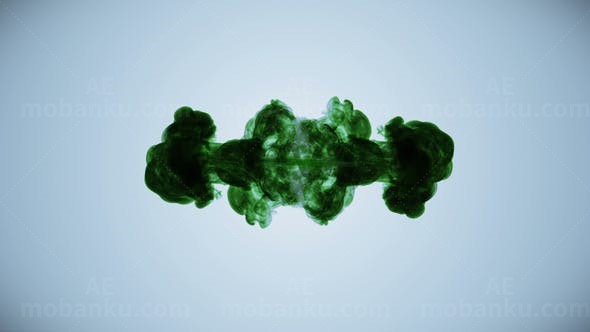 快速烟雾标志动画AE模板