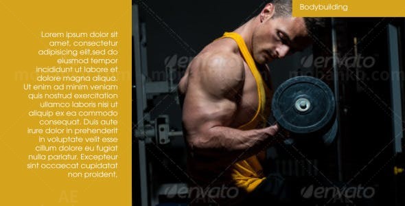 迷你幻灯片AE模板