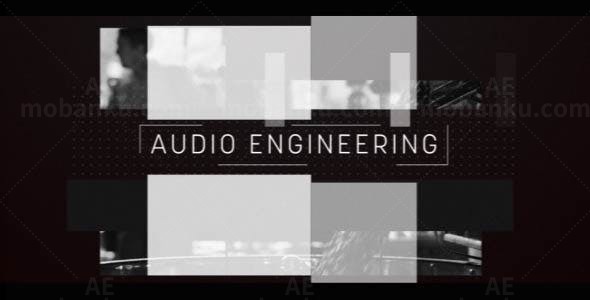 动感标志片头AE模板