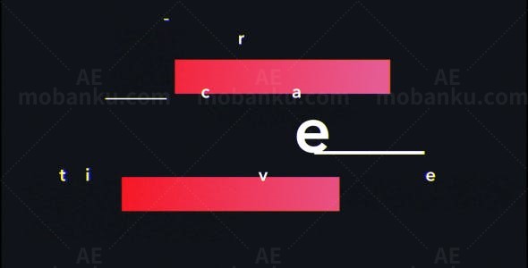 简单标志片头AE模板