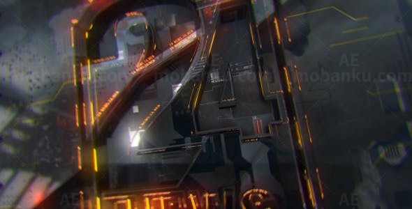 高科技标志片头AE模板